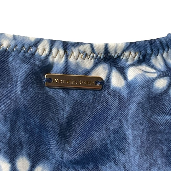 Victorias Secret Tie Dye Flouncy Plunge One Piece Cheeky Sexy Swimsuit Medium M - Picture 8 of 15